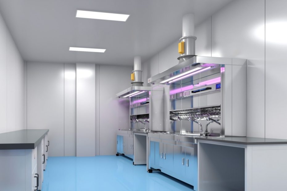 Research and university laboratory solution overview showing design, equipment, and digital systems