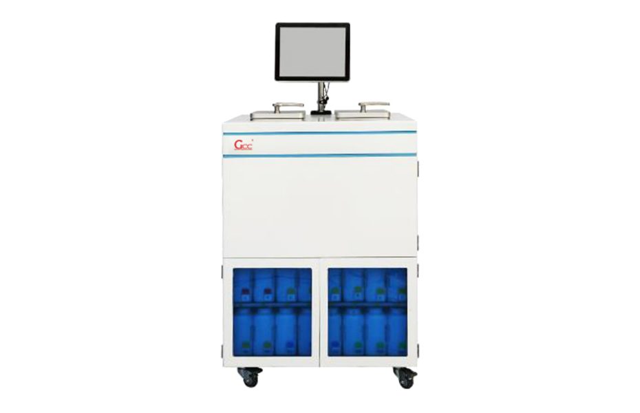 Modern pathology laboratory equipped with automated tissue processor and histology instruments