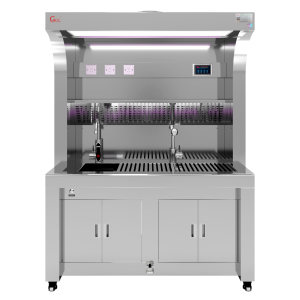High-performance pathology grossing station for tissue processing