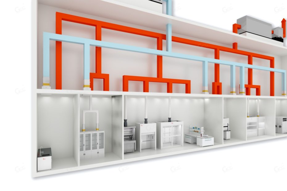 Pathology department HVAC system overview