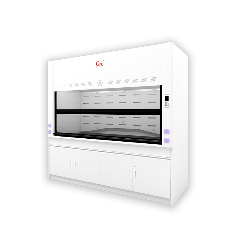Staining and coverslipping exhaust hood providing safe fume extraction for pathology workflow