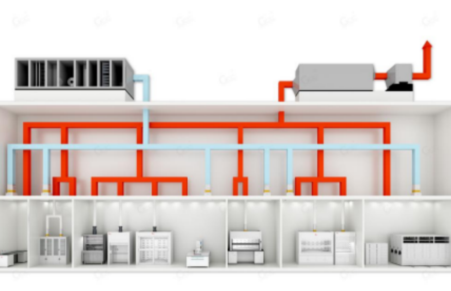 Pathology laboratory ventilation and exhaust system for safe removal of formalin and chemical fumes