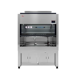 Height-Adjustable Grossing Station with Sliding Glass Front GCC-QCTT-2200