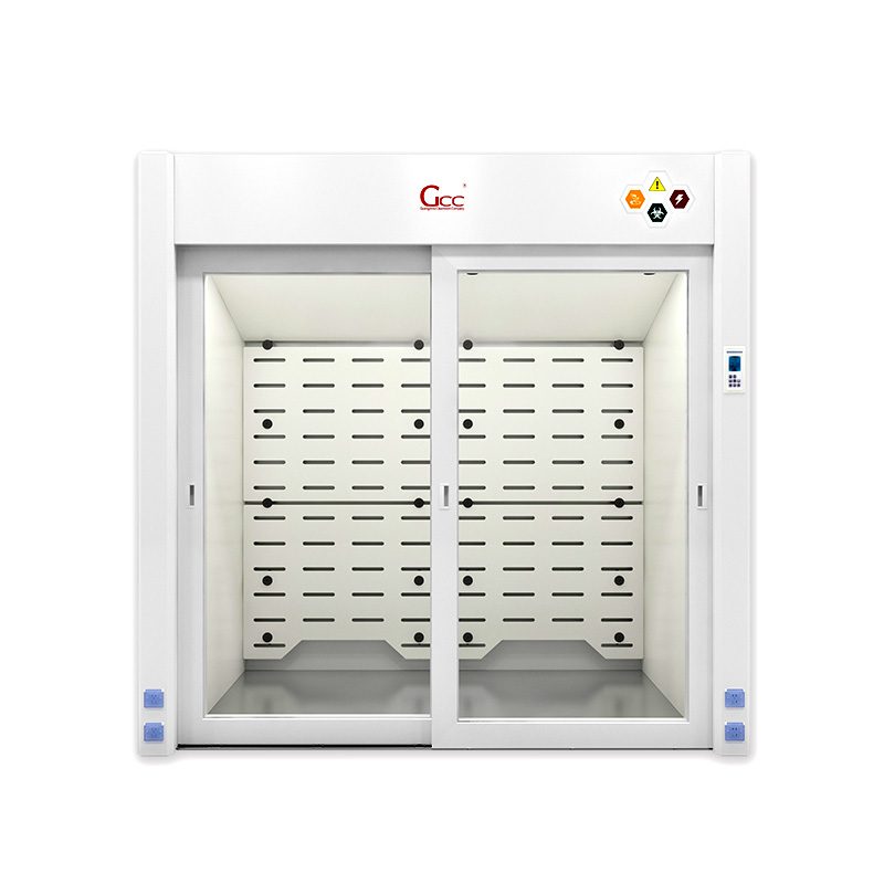 Tissue Dehydration Walk-in Fume Hood Left-Right Sliding Glass Door GCC-TFG-2000-LD and GCC-TFG-2500-LD